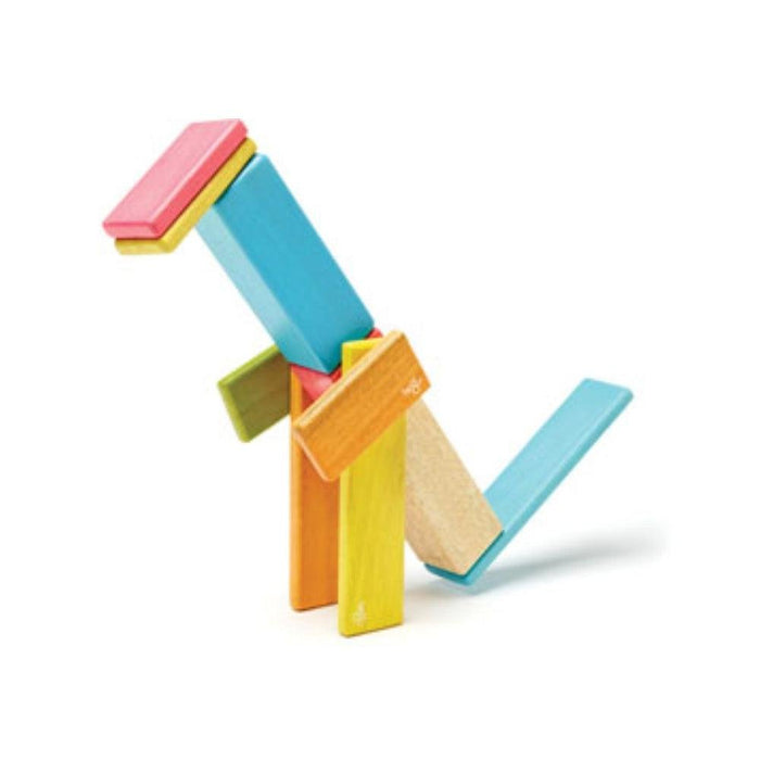 Tegu Magnetic Wooden Blocks 14 pcs - Tints - Hello Charlie