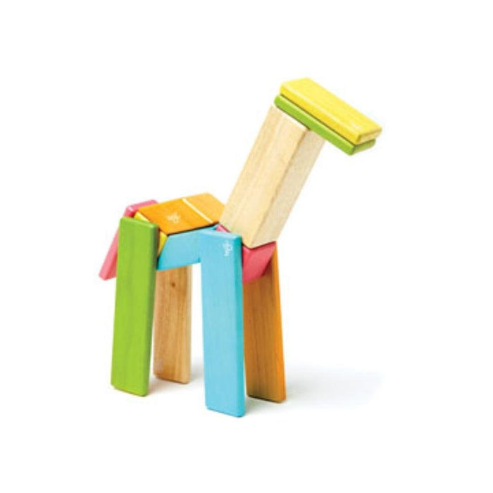 Tegu Magnetic Wooden Blocks 14 pcs - Tints - Hello Charlie