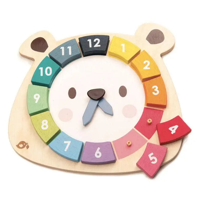 Tender Leaf Toys Bear Colours Clock-Tender Leaf Toys-Hello Charlie