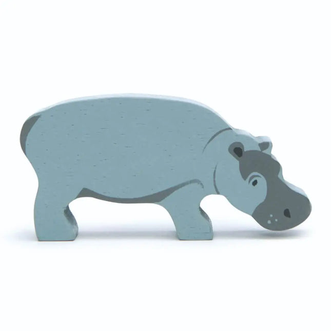 Tender Leaf Toys Hippo Wooden Animal Toy-Tender Leaf Toys-Hello Charlie
