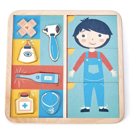 Tender Leaf Toys Ouch Wooden Puzzle-Tender Leaf Toys-Hello Charlie