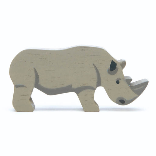 Tender Leaf Toys Rhino Wooden Animal Toy - Hello Charlie