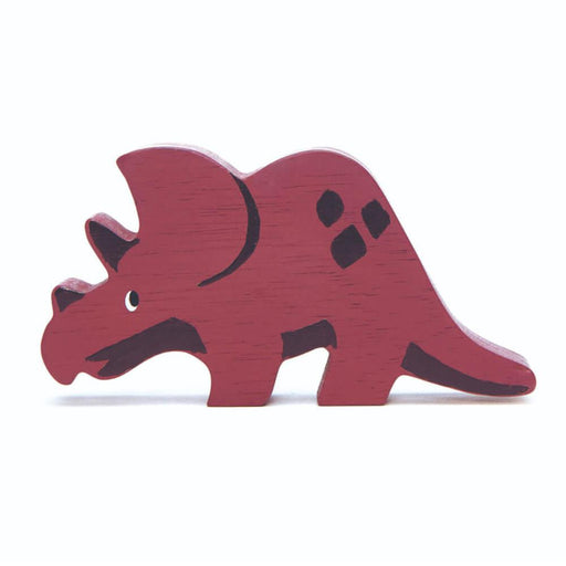 Tender Leaf Toys Triceratops Wooden Dinosaur Toy - Hello Charlie