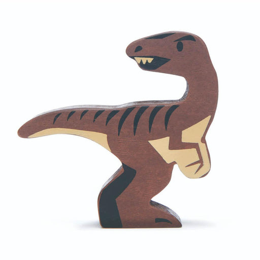 Tender Leaf Toys Velociraptor Wooden Dinosaur Toy - Hello Charlie