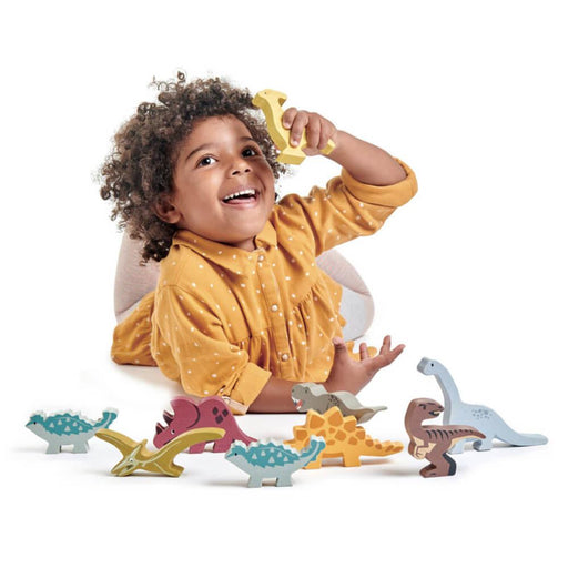 Tender Leaf Toys Wooden Dinosaur Set - Hello Charlie