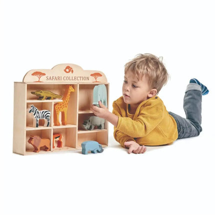Tender Leaf Toys Wooden Safari Animal Set-Tender Leaf Toys-Hello Charlie