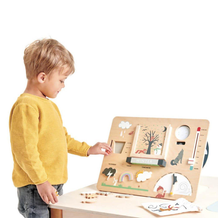 Tender Leaf Toys Wooden Weather Station - Hello Charlie