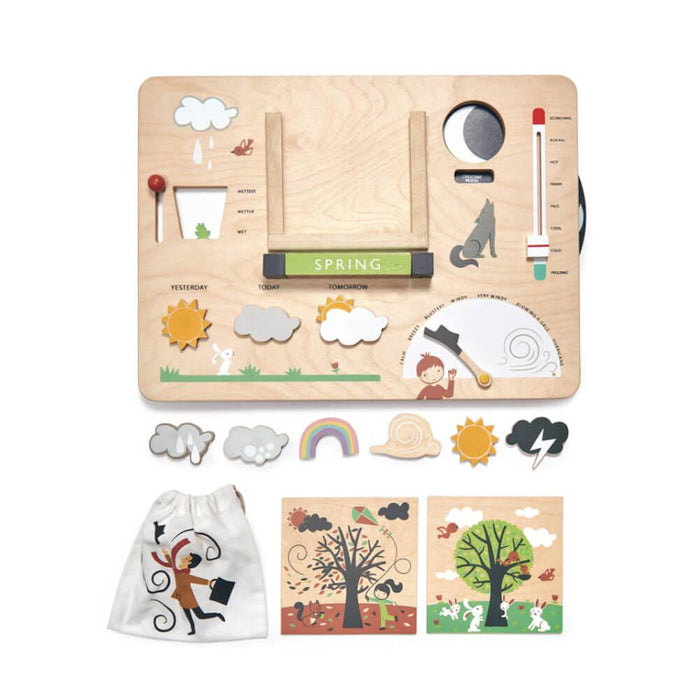 Tender Leaf Toys Wooden Weather Station - Hello Charlie