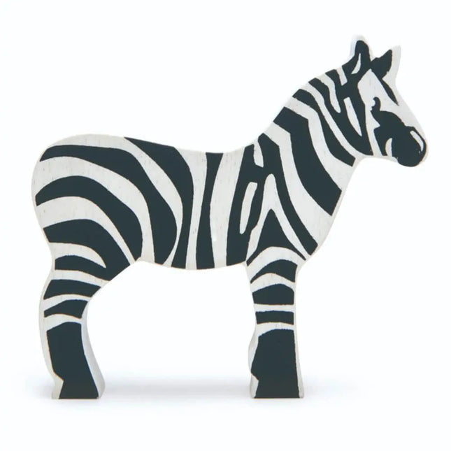 Tender Leaf Toys Zebra Wooden Animal Toy-Tender Leaf Toys-Hello Charlie