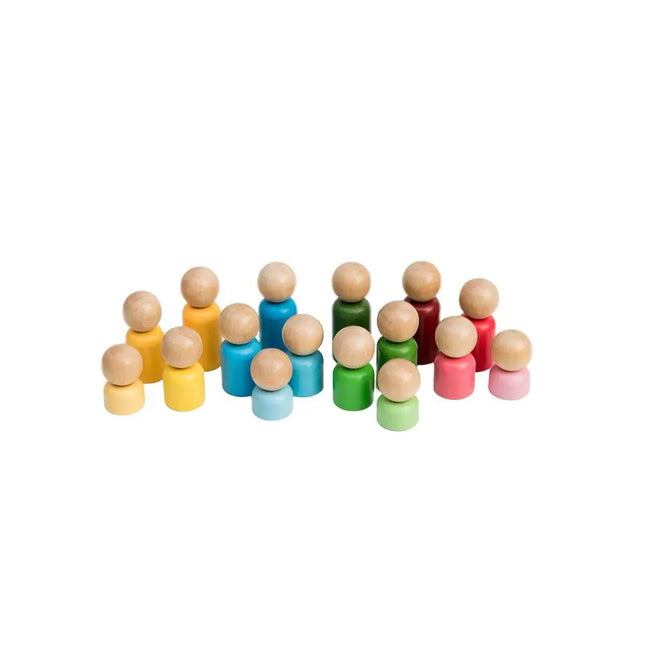 The Freckled Frog Rainbow Families Peg People-The Freckled Frog-Hello Charlie