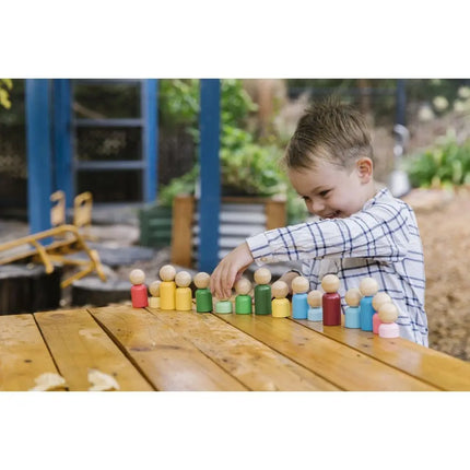 The Freckled Frog Rainbow Families Peg People-The Freckled Frog-Hello Charlie