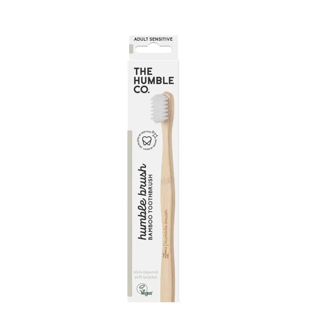 The Humble Co. Adult Soft Toothbrush - Sensitive-The Humble Co.-White-Hello Charlie