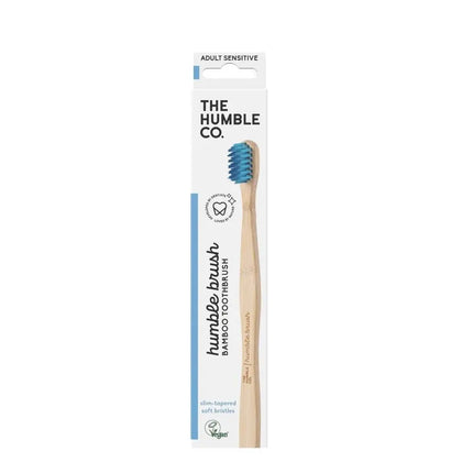 The Humble Co. Adult Soft Toothbrush - Sensitive-The Humble Co.-Blue-Hello Charlie