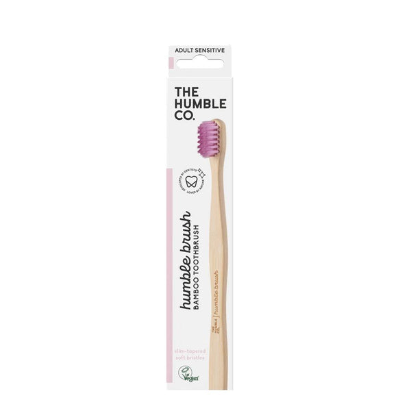 The Humble Co. Adult Soft Toothbrush - Sensitive-Purple-Hello-Charlie