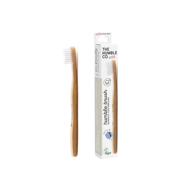 The Humble Co. Kids Ultra Soft Toothbrush-White-Hello-Charlie