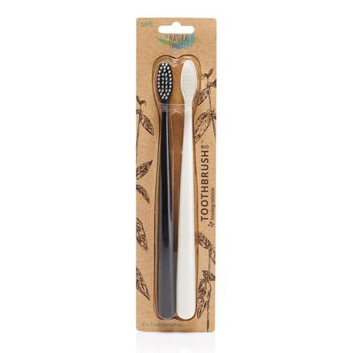 The Natural Family Co. Toothbrush - 2 Pack - Hello Charlie