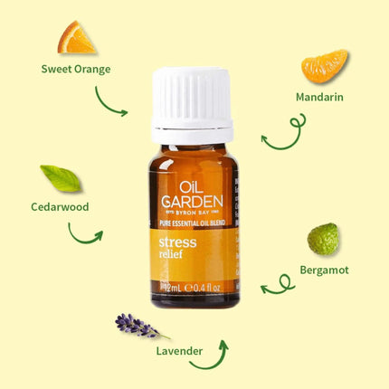 The Oil Garden Essential Oil Blend - Stress Relief-The Oil Garden-Hello Charlie