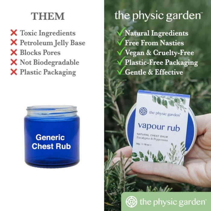 The Physic Garden Natural Vapour Rub--Hello-Charlie
