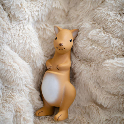 Tikiri My First Aussie Natural Rubber Teether & Rattle - Kangaroo-Tikiri-Hello Charlie