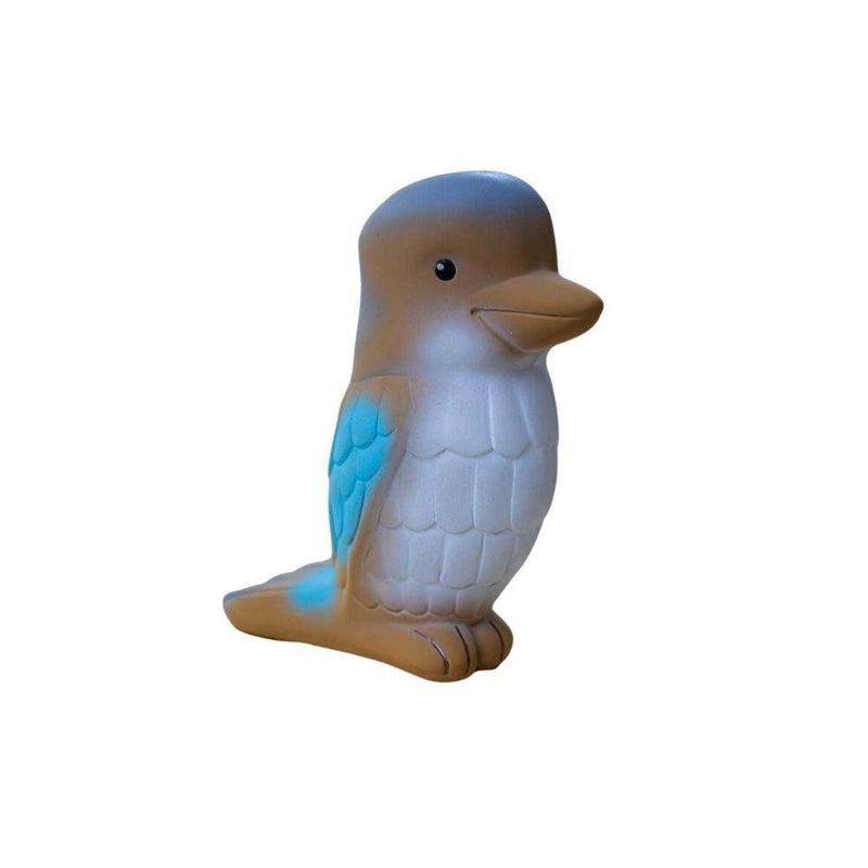 Tikiri My First Aussie Natural Rubber Teether & Rattle - Kookaburra-Tikiri-Hello Charlie