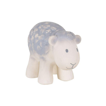 Tikiri My First Farm Natural Rubber Teether & Rattle - Sheep-Tikiri-Hello Charlie