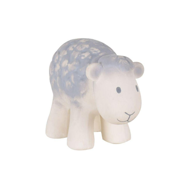 Tikiri My First Farm Natural Rubber Teether & Rattle - Sheep-Tikiri-Hello Charlie