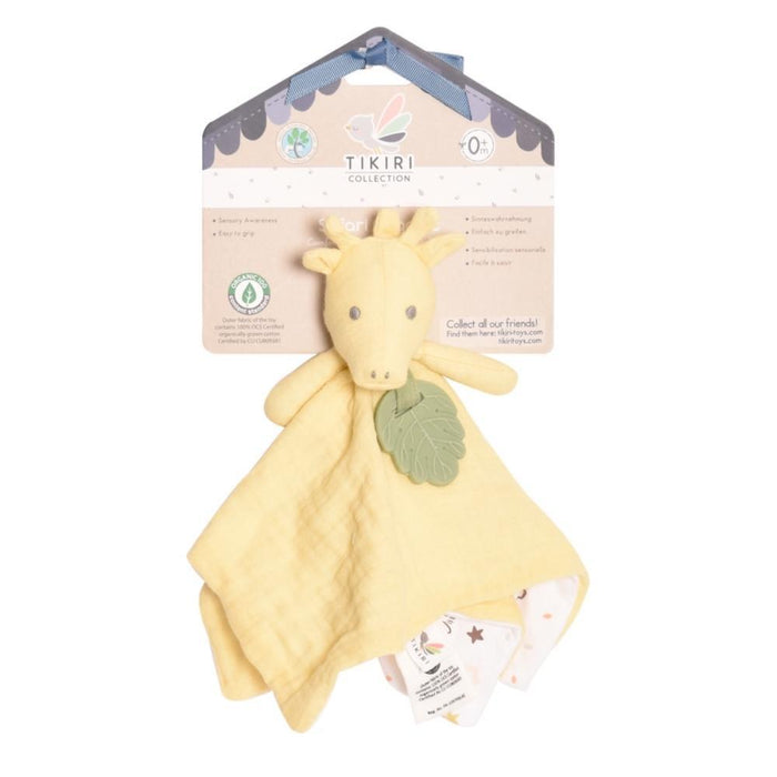 Tikiri Organic Baby Comforter & Teether - Giraffe - Hello Charlie