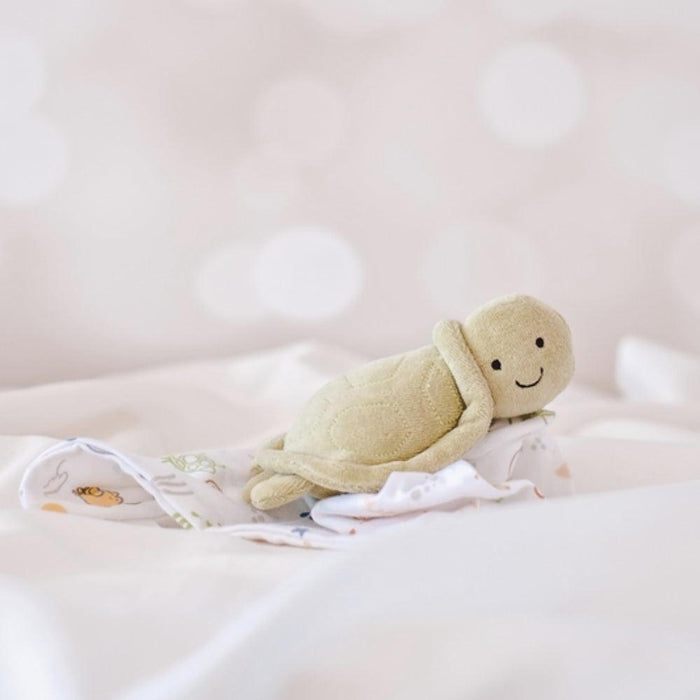 Tikiri Organic Baby Comforter - Turtle - Hello Charlie