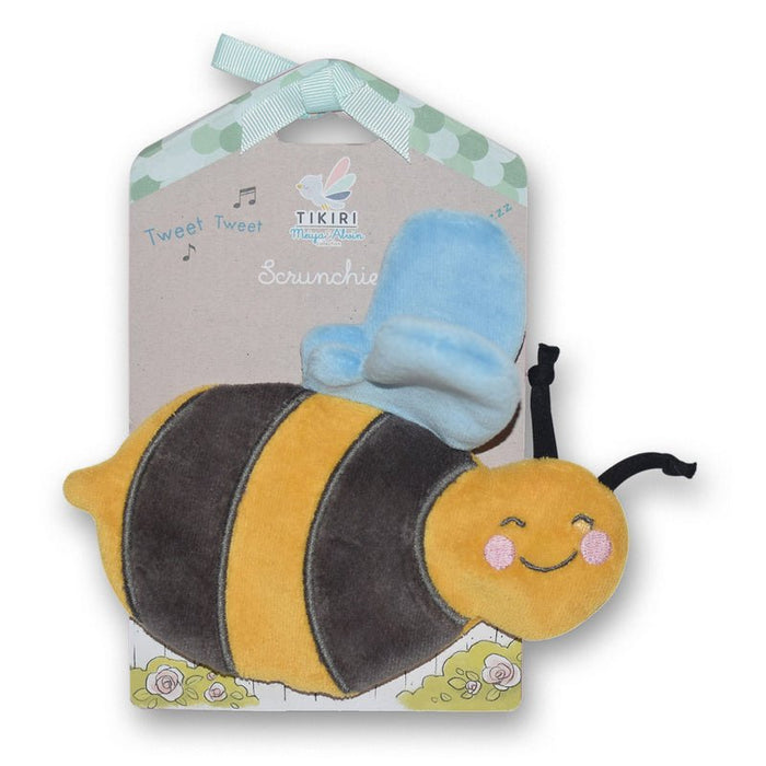 Tikiri Organic Sensory Scrunchie Toy - Bee - Hello Charlie