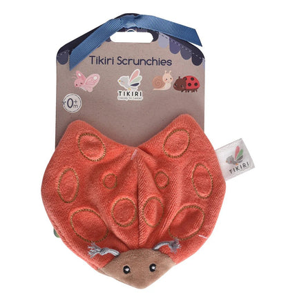 Tikiri Organic Sensory Scrunchie Toy - Ladybug-Tikiri-Hello Charlie