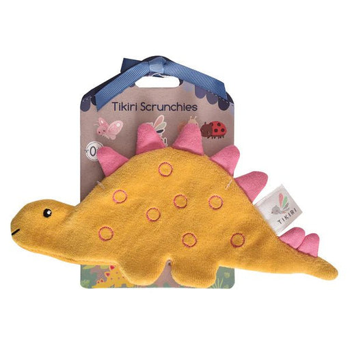 Tikiri Organic Sensory Scrunchie Toy - Stegosaurus - Hello Charlie