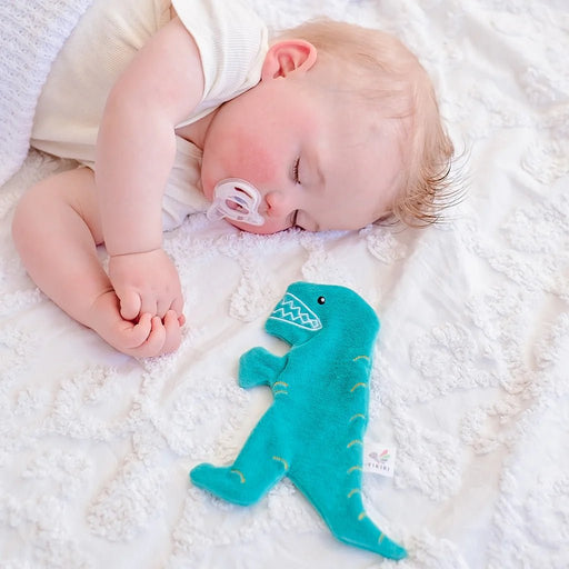 Tikiri Organic Sensory Scrunchie Toy - T Rex - Hello Charlie