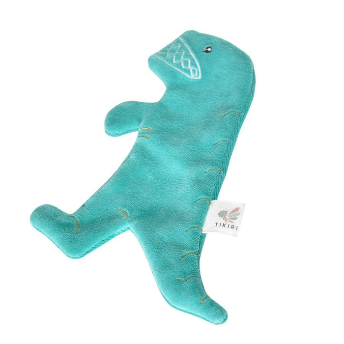 Tikiri Organic Sensory Scrunchie Toy - T Rex - Hello Charlie