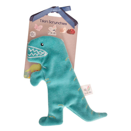 Tikiri Organic Sensory Scrunchie Toy - T Rex-Tikiri-Hello Charlie