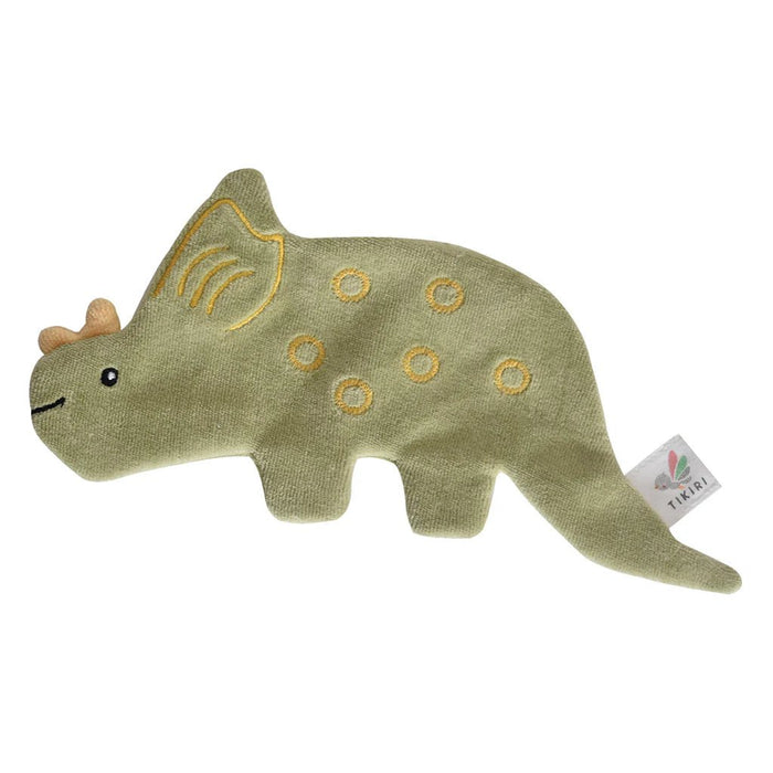 Tikiri Organic Sensory Scrunchie Toy - Triceratops - Hello Charlie