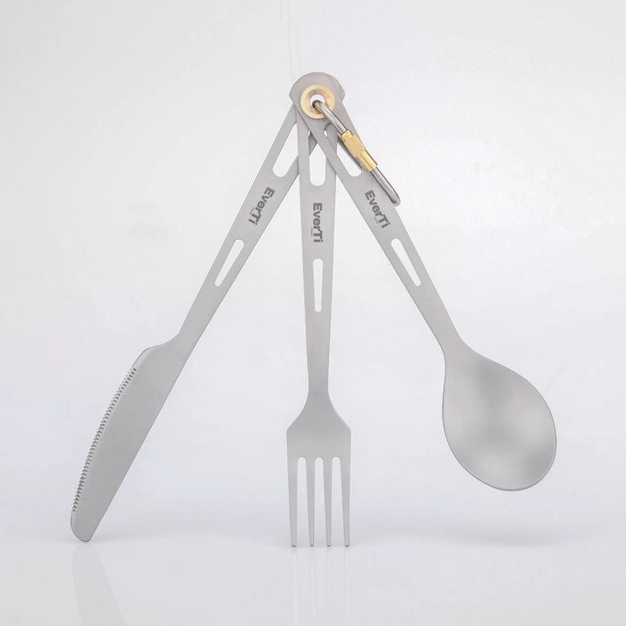 Titanium 3 - Piece Cutlery Set - EverTi