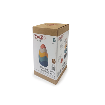 Tolo Toys Bio Baby Stacking Toy & Nesting Egg-Tolo-Hello Charlie
