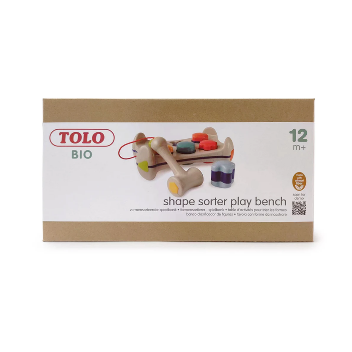 Tolo Toys Bio Shape Sorter Toy Play Bench--Hello-Charlie