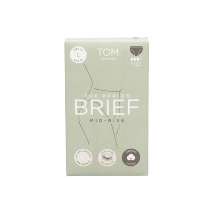 TOM Organic Period Brief - Mid Rise - Full Brief Heavy Basics-TOM Organic-Large-Hello Charlie