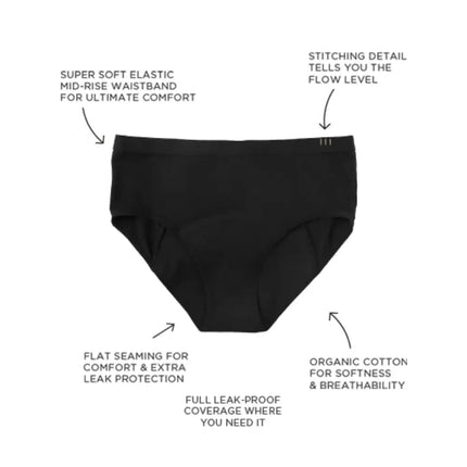 TOM Organic Period Brief - Mid Rise - Full Brief Heavy Basics-TOM Organic-Small-Hello Charlie