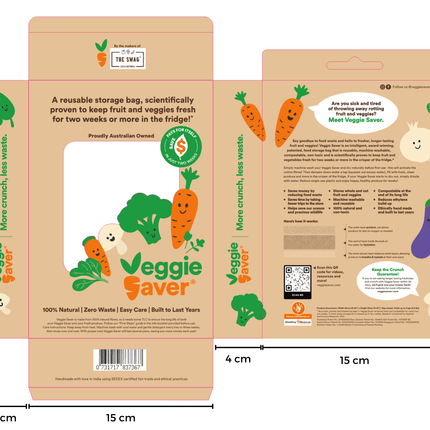 Veggie Saver Cotton Produce Bag-Veggie Saver-Hello Charlie