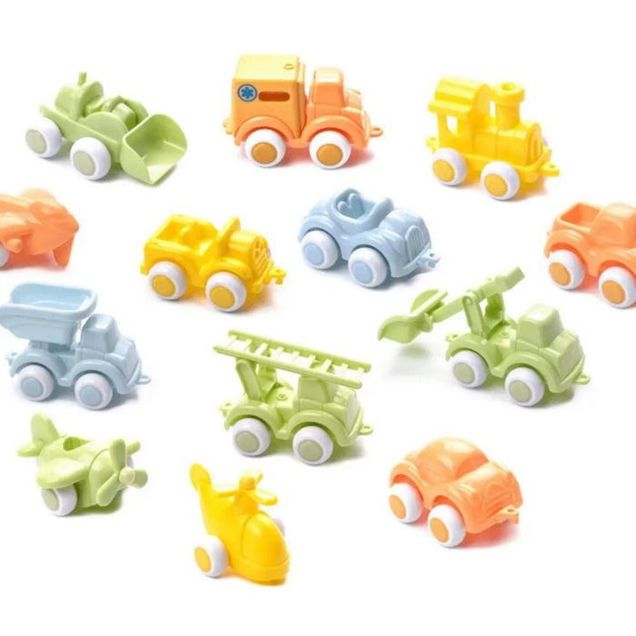 Viking Toys Eco Mini Chubbies - Mixed Vehicle Toys Bucket Set 30 pcs-Hello-Charlie