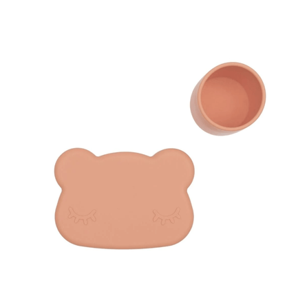 We Might Be Tiny Bear Snackie - Dark Peach-We Might Be Tiny-Hello Charlie