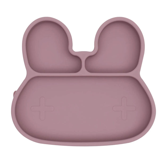 We Might Be Tiny Bunny Stickie Plate - Dusty Rose - Hello Charlie