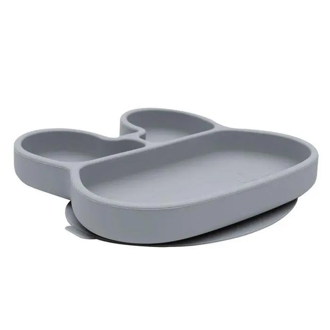 We Might Be Tiny Bunny Stickie Plate - Grey-We Might Be Tiny-Hello Charlie