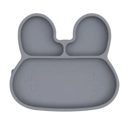 We Might Be Tiny Bunny Stickie Plate - Grey-We Might Be Tiny-Hello Charlie