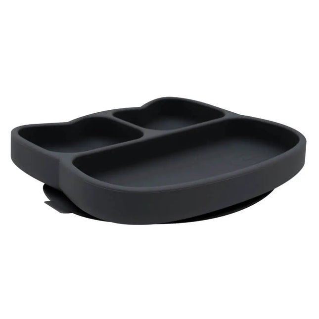 We Might Be Tiny Cat Stickie Plate - Charcoal-We Might Be Tiny-Hello Charlie