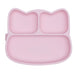 We Might Be Tiny Cat Stickie Plate - Powder Pink - Hello Charlie