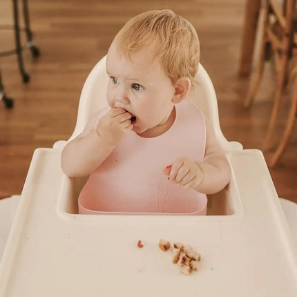 We Might Be Tiny Catchie Silicone Baby Bibs 2.0-We Might Be Tiny-Sage & Yellow-Hello Charlie