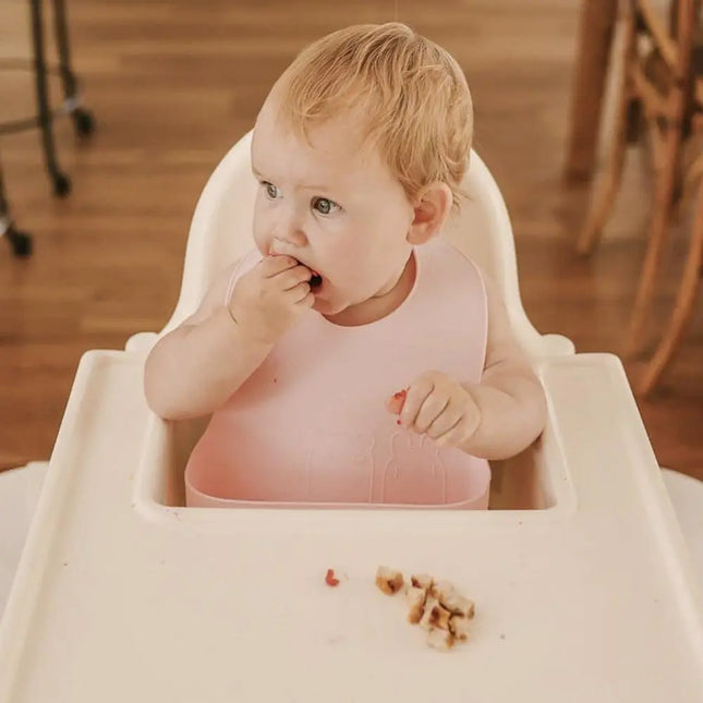 We Might Be Tiny Catchie Silicone Baby Bibs 2.0-We Might Be Tiny-Sage & Yellow-Hello Charlie